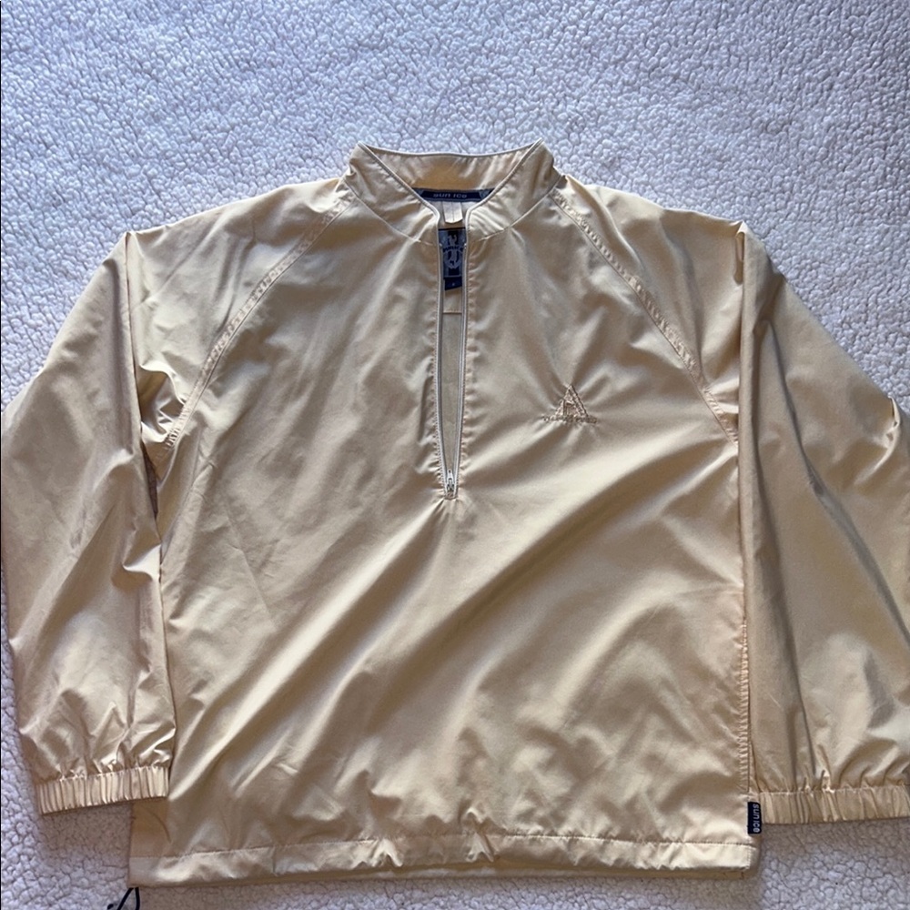Sunice Tan Windbreaker Lightweight Classic Design